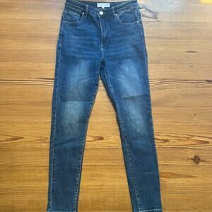 Risen dark wash high rise ankle slim womens jeans SIZE 28